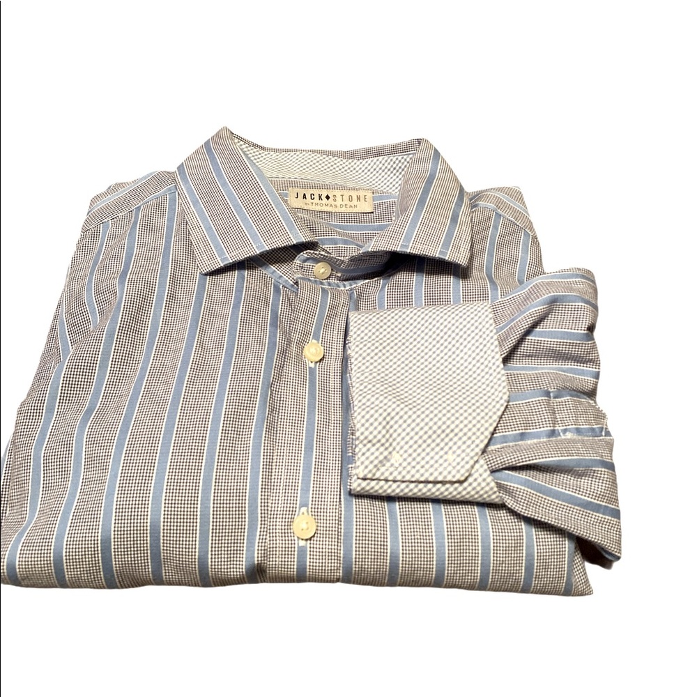 Thomas Dean Casual Shirt with Contrasting Cuff XL
